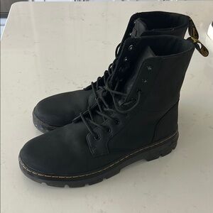 Dr. Martens Black Leather Men's Boots